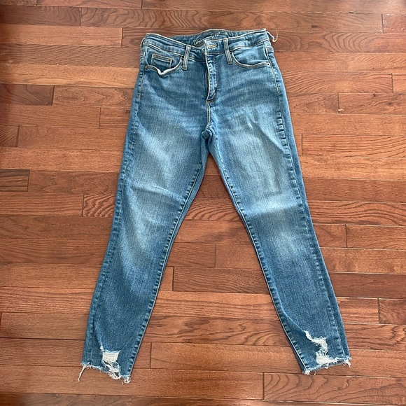 universal thread high rise skinny crop jeans size 4 / 27 - Picture 1 of 8